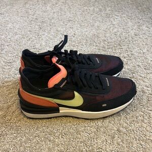 Nike Black and Orange Sneakers